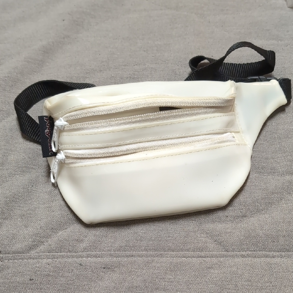 Jansport Plastic White Waist Bag